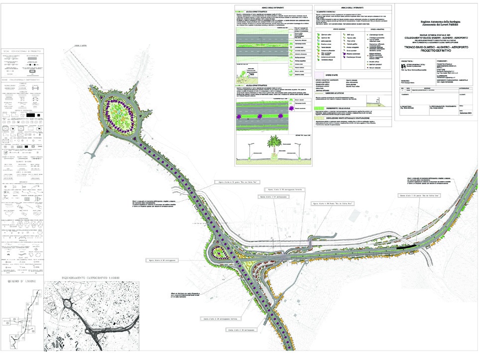 sassari_alghero_planimetria progetto